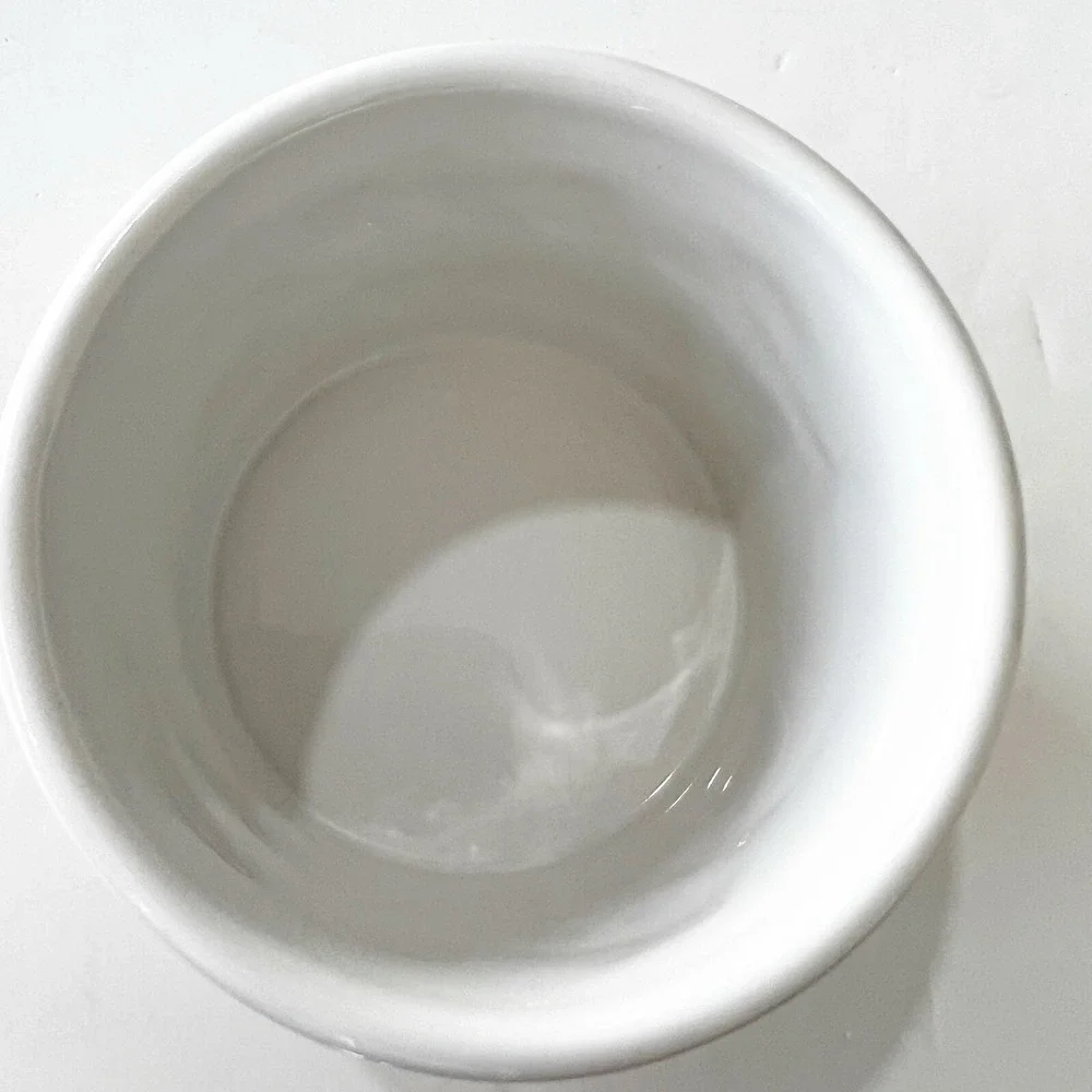Vintage BUTTER BELL Crock L Tremain 2000 White Fresh and Creamy French Country